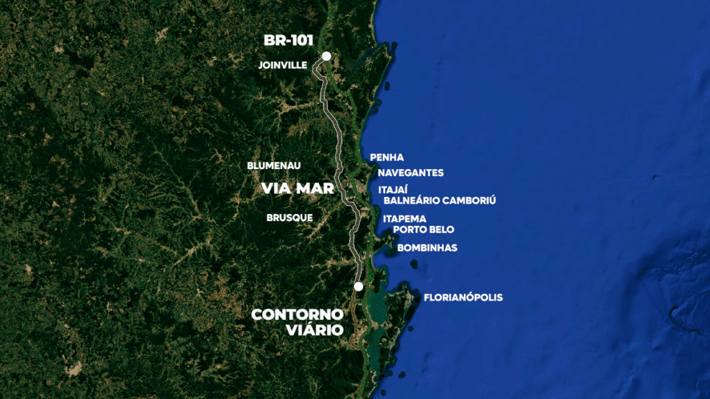 Rodovia Via Mar Santa Catarina